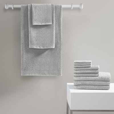 Ensemble de serviettes de bain 100% coton à séchage rapide 12 pièces