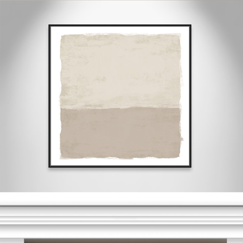 «Silent Sands II» par Natalie Carpentieri, H 41,5 po x l 41,5 po, Noir