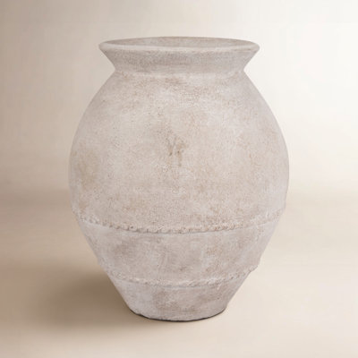 Ellisse 20'' Handmade Terracotta Table Vase