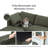 Ottoman Module With Fully Removable Washable Covers-113068462