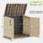 Outdoor Resin Horizontal Storage Shed-280 Gallon-124455083