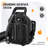 63cc Gas Backpack Leaf Blower, 665 Cfm 200 Mph Professional Commercial Grade Blower With Variable Speed, Easy Start Engine For Yard Waste, Lawn Debris, Leaves