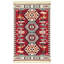 Tapis doux rouge à tissage plat de 31,5 po x 59,1 po | 100% coton, sans velours, 2,4 lb | Lavable à la machine à 86 ° F, facile à nettoyer avec aspirateur et détachant | Parfait pour le salon, la chambre à coucher et la décoration intérieure-1083462615