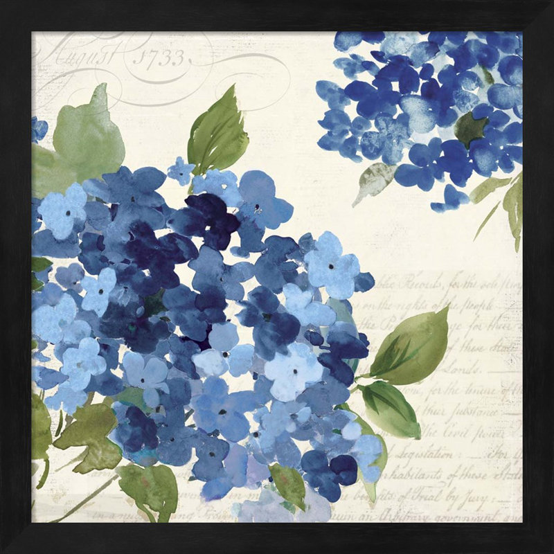 Hampton Hydrangea I par Asia Jensen, art mural encadré