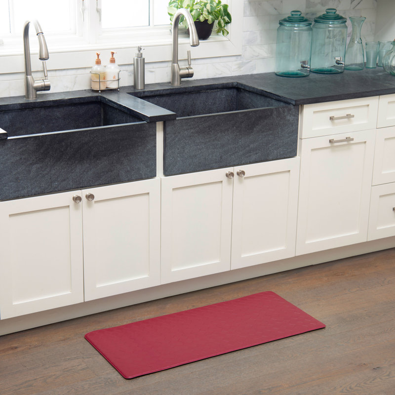 Tapis anti-fatigue Botenton Trenton, Rouge, Rectangle 1 pi 5 po x 3 pi 3 po