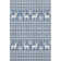 Premium Machine Washable Dockside AMF1820 Reindeers and Snowflakes Rug