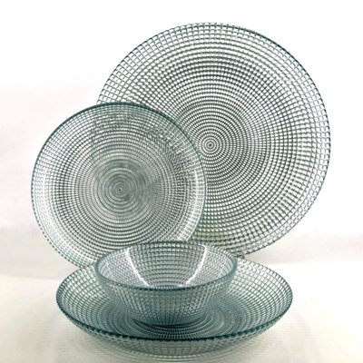 Pyle Gilded Glass Dinnerware