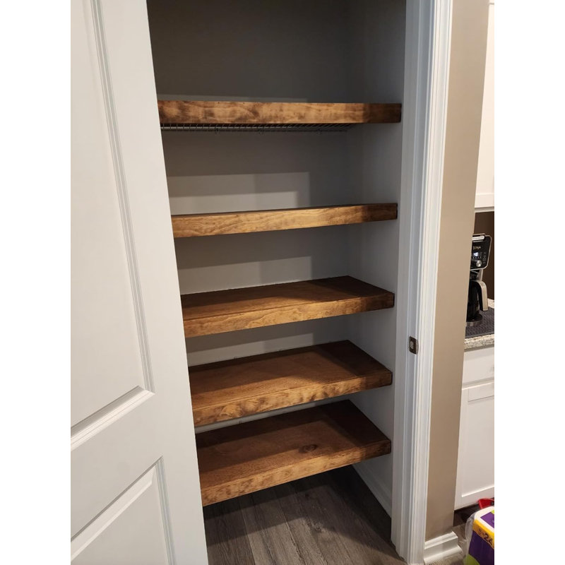 Wire Rack Cover Removable Wood Shelf Covering For Closet