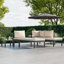 328.5cm Wide Straight Patio Sectional with Cushions