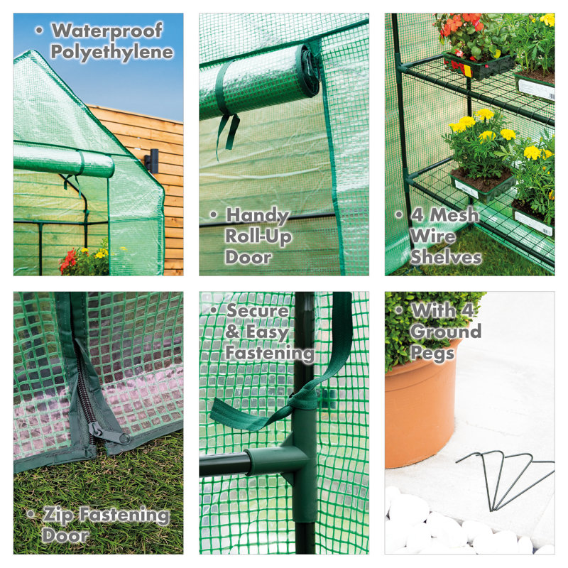 Calia 4.8 Ft W X 2.5 Ft D Greenhouse