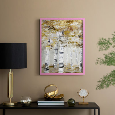 Neutral Birch I Framed Print - Solid Wood