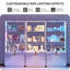 Glass Display Cabinet with Sensor Light and Lock-1510659021