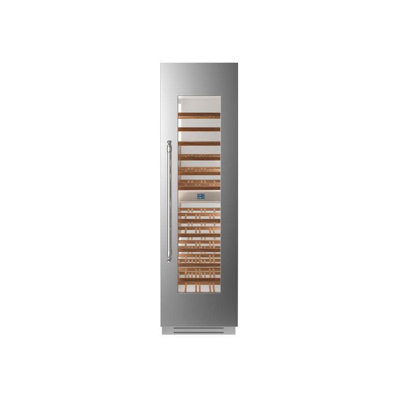 24" Built-in Wine Cellar Column Stainless Steel, Right Handed