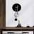Stylish Metal Wall Clock, Black, 24.4 x 12.6 inches | 100% Metal, Thickness: 0.06 inches | Silent Mechanism, Easy Wall Hanging | Perfect for Home & Office Decor, Modern Design, Lightweight at 1.6 lbs