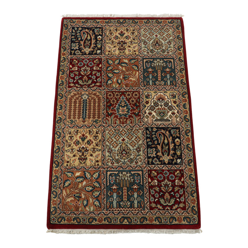 Rug & Kilim’S Contemporary Chain Stitch Rug With Polychromatic Garden Designs
