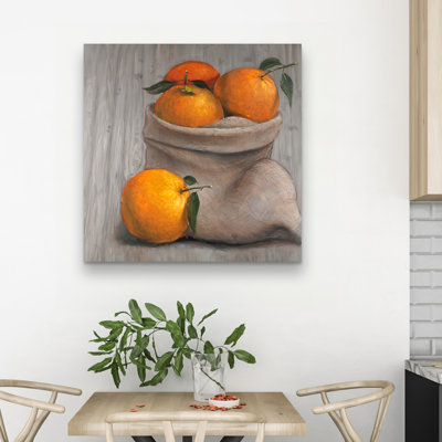 Bag of oranges - 32"x32" art on canvas