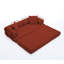 Canapé-lit pliable convertible de 78,5 po, pièce modulaire en velours côtelé 3 places, sans assemblage, lit pliant 5 en 1 bricolage confortable, forme ergonomique-1609612657