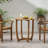 Outdoor Round Acacia Wood Accent Table-3883126