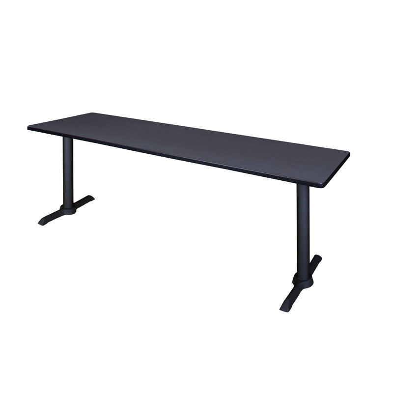 Nidal Cain Steel T-Base Training Seminar Table, Gray Nebula, 29" H x 72" L x 24" W