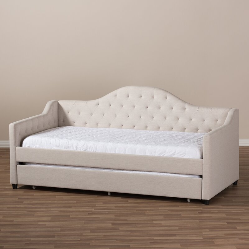 Rosdorf Park Bethany-Anne Upholstered Daybed with Trundle | Wayfair