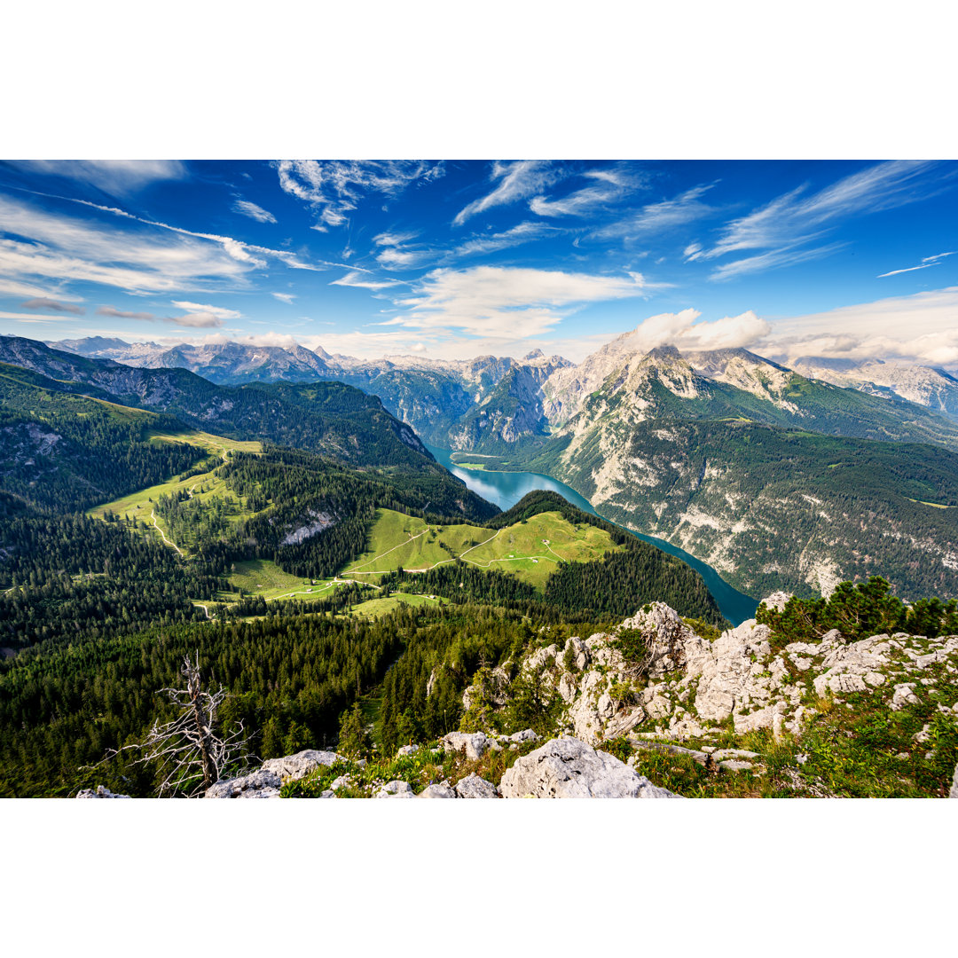 Allgäuer Alpen von Gehringj - Leinwandbild