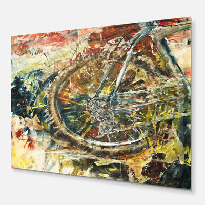 Vélo de montagne par Designart - impression d'art graphique