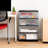 IRIS 4 Drawer Wide Plastic Storage Chest with Casters-1113782788