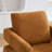 29.12" W Pillow Back Hollow Arm Swivel Accent Armchair-1070460329