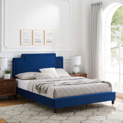 Modway Liva Performance Velvet Bed