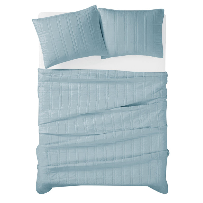 Cannon Heritage Quilt, Twin XL Quilt + 1 Sham, Blue