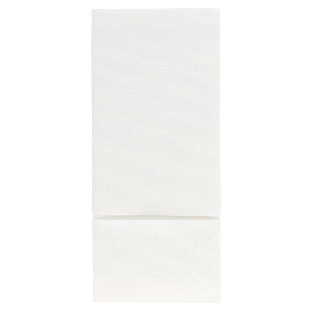 Ecoquality Disposable Linen Like White Dinner Paper Napkins With Pocket 160 Guests EcoQuality Set 