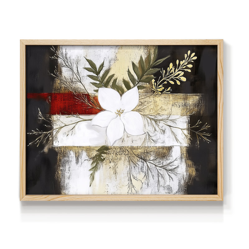 Chirstmas Art-CCXLIII -Framed Print - Restickable, H 8 po x l 10 po, Naturel