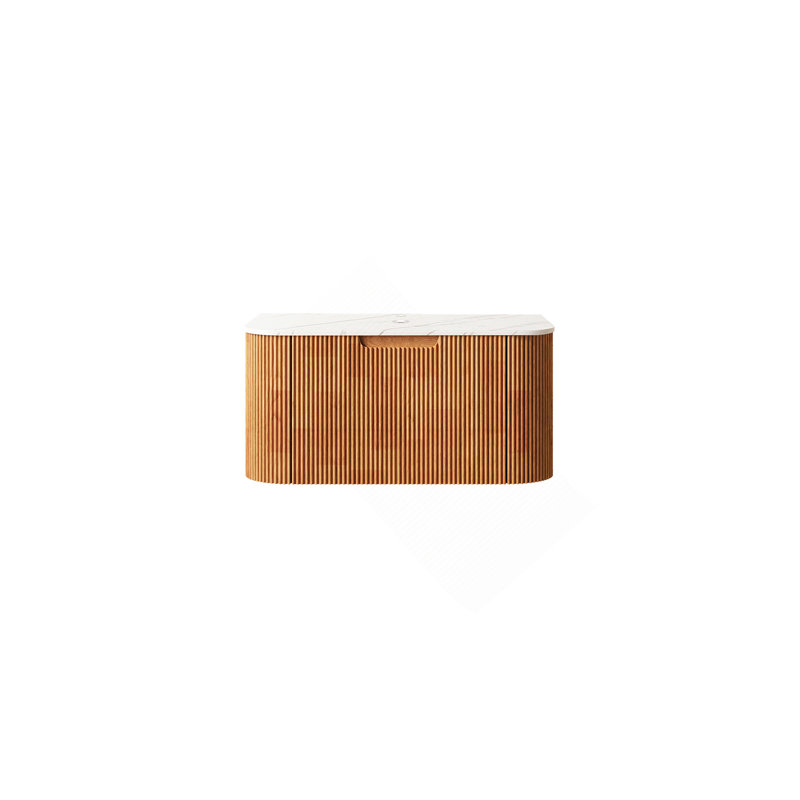 Bathroom Vanity with Top, Natural, 30" W