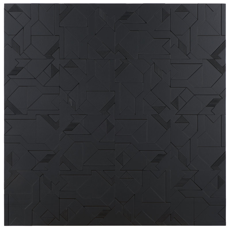 Marlow 31.5" Resin Wall Décor, Black
