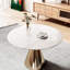 Plateau de table rond en verre trempé avec motif en marbre-775824244-775824243