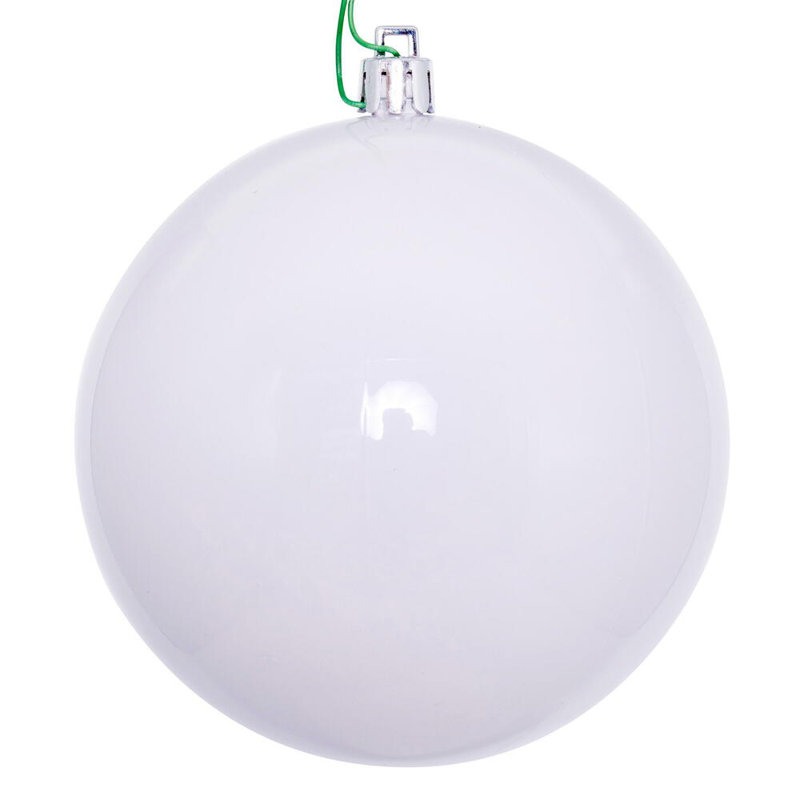 Ornement de Noël en forme de boule, Blanc