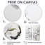 Minimalisme, art mural blanc et cerisier gris II-80906477-80906476-80906484