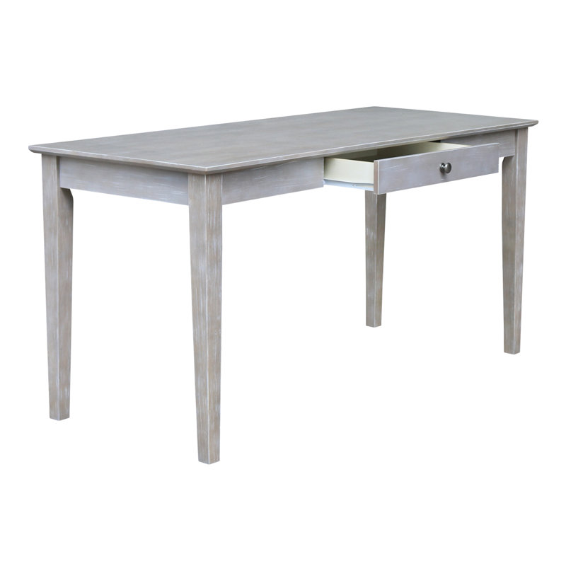 Lynnsy Solid Wood Writing Desk, 30" H x 60" W x 25" D