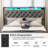 Upholstered Bed Frame with 4 Drawers, Bed with Storage Headboard, Charging Station and LED Lights-1420394802
