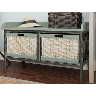 Allenport Upholstered Bench with Drawers