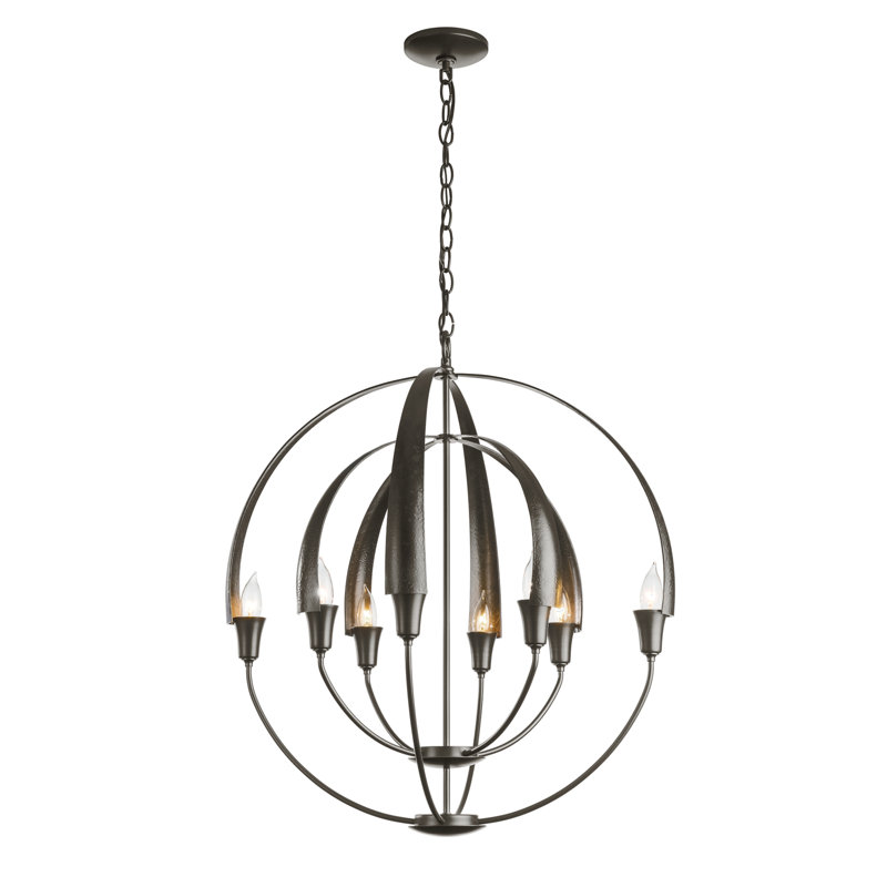 Cirque 8 - Light Globe Chandelier, Oil Rubbed Bronze