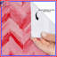 Rideaux de douche à chevrons rouges et roses-892519122