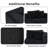 110” Modular Sectional Compression Cloud Sofa for Living Room Modern Minimalist couch with L-Shaped Chaise Upholstered Corduroy Couch, Deep Seat, No Assembly Required, Black-1802390401