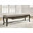 Himrod 100% Polyester Upholstered Bench