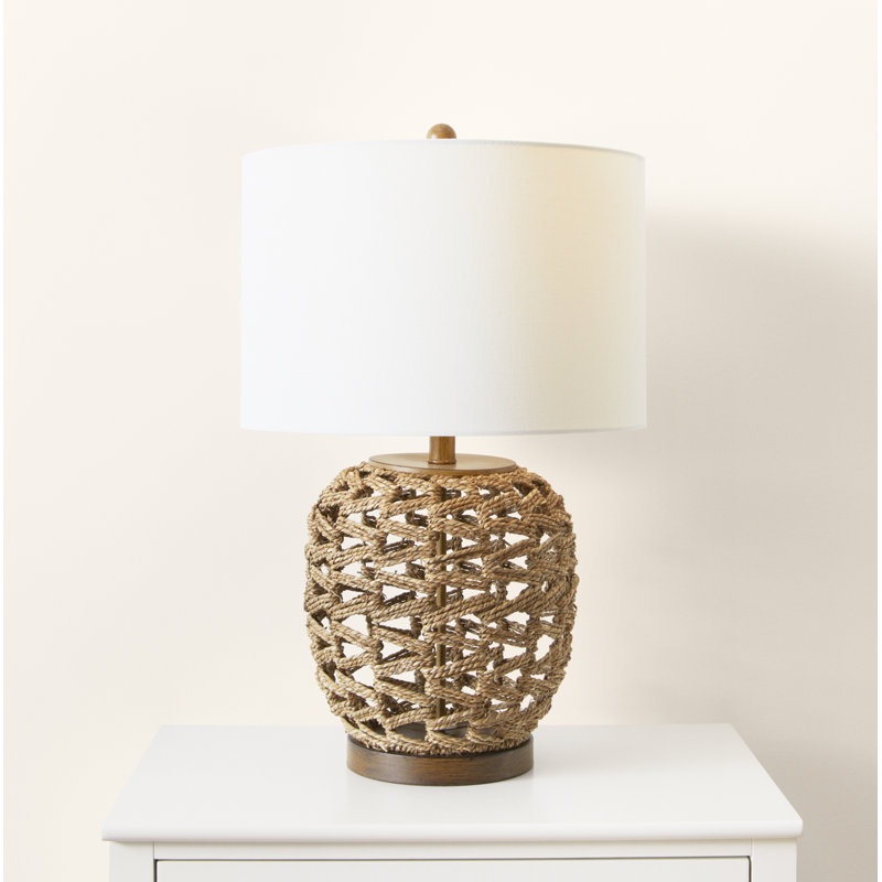 Soffette 23.5" Rattan Table Lamp