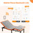 Adjustable Bed with 12" Mattress 2000 Series-87365066