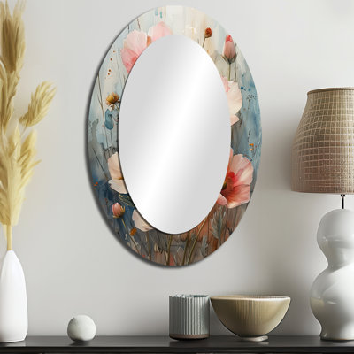 Miroir mural rose et vert Buttercups Buttercups Wonders