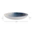 Bol décoratif en papier mâché et capiz avec finition d'inspiration Mosiac - bol décoratif polyvalent pour centre de table ou bureau - pièce de décoration intérieure moderne - 20 po, bleu et ivoire-39250973-39250946
