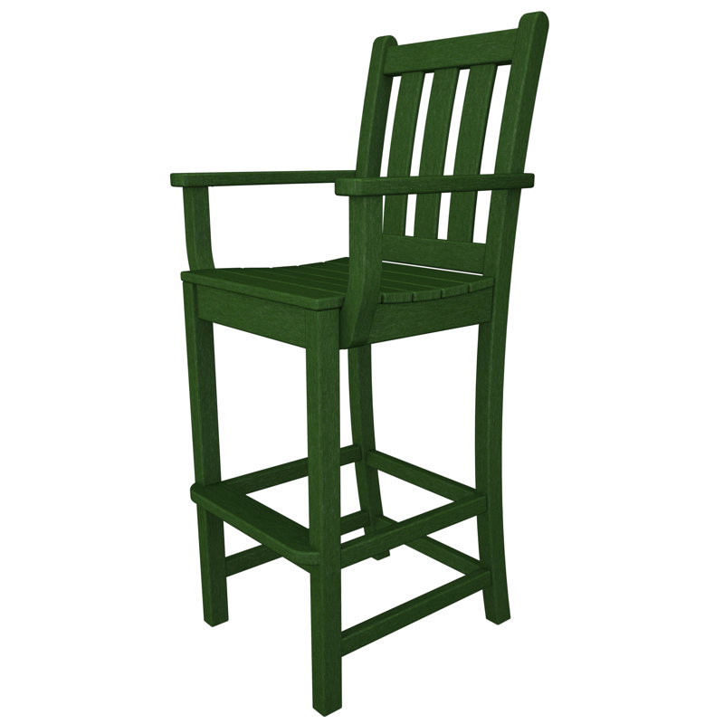 Chaise de bar Lakeside POLYWOOD, Vert