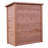 Cedar Wooden Heavy Duty Lean-To Storage Shed With Double Doors-93731821